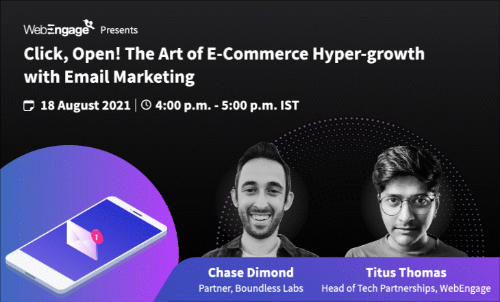 Click, Open! The Art Of E-Commerce Hyper-growth With Email Marketing: A Masterclass ft. Chase Dimond